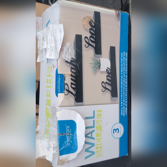 Floating Shelves Wall Mounted,Love,Live,Laugh,Set of 3,Wall Decor - Picture 6 of 8